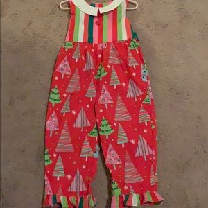 Eleanor rose Christmas romper